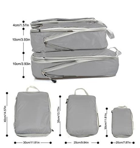 3-Piece Compression Packing Cubes