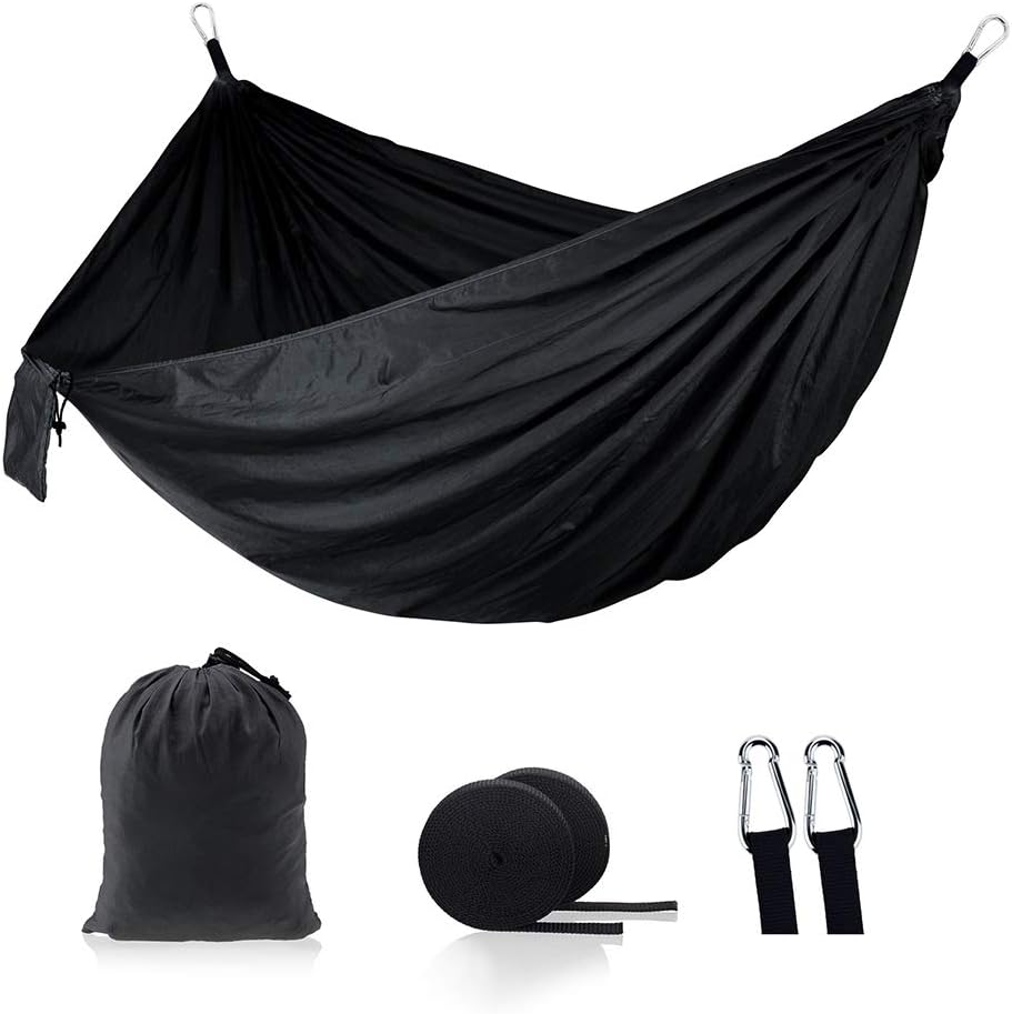 Portable Camping Hammock with Tree Straps