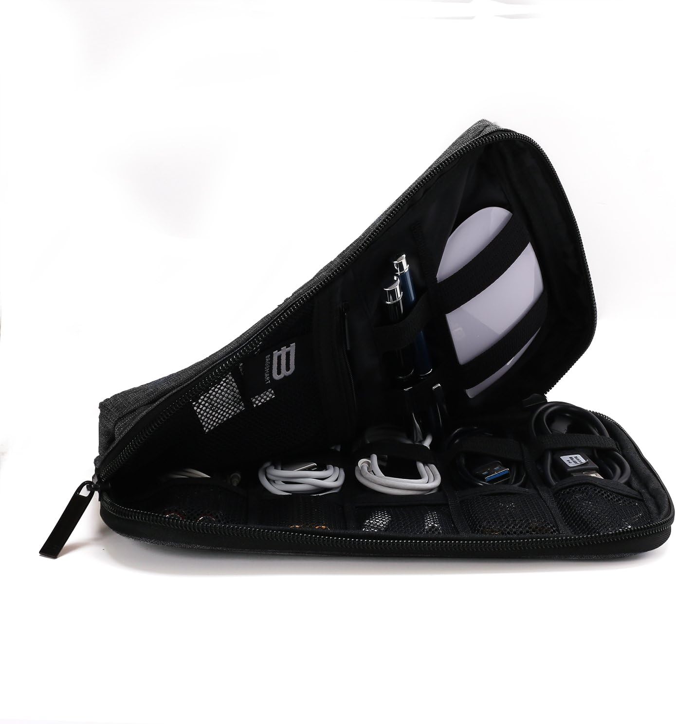 Electronics Travel Organizer Case (Black)
