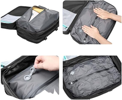 45L Expandable Travel Backpack, Waterproof, Anti-Theft, Carry On