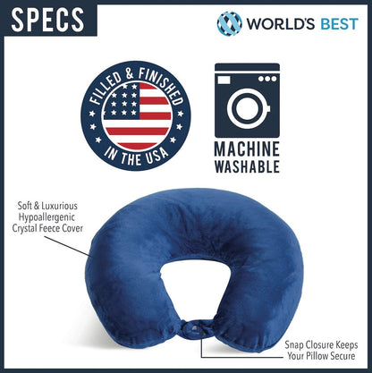 Soft Microfiber Travel Neck Pillow