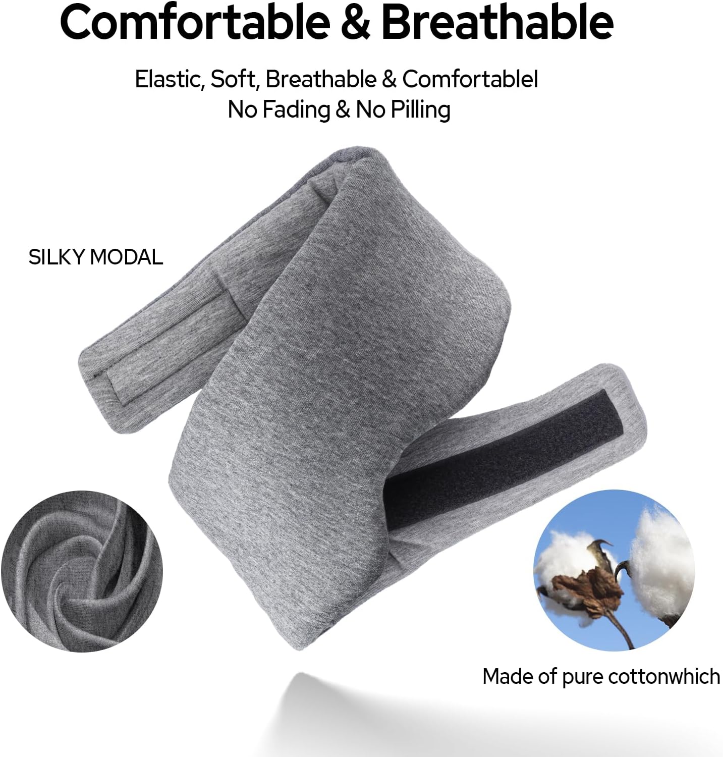 Noise-Canceling Sleep Mask (Grey)