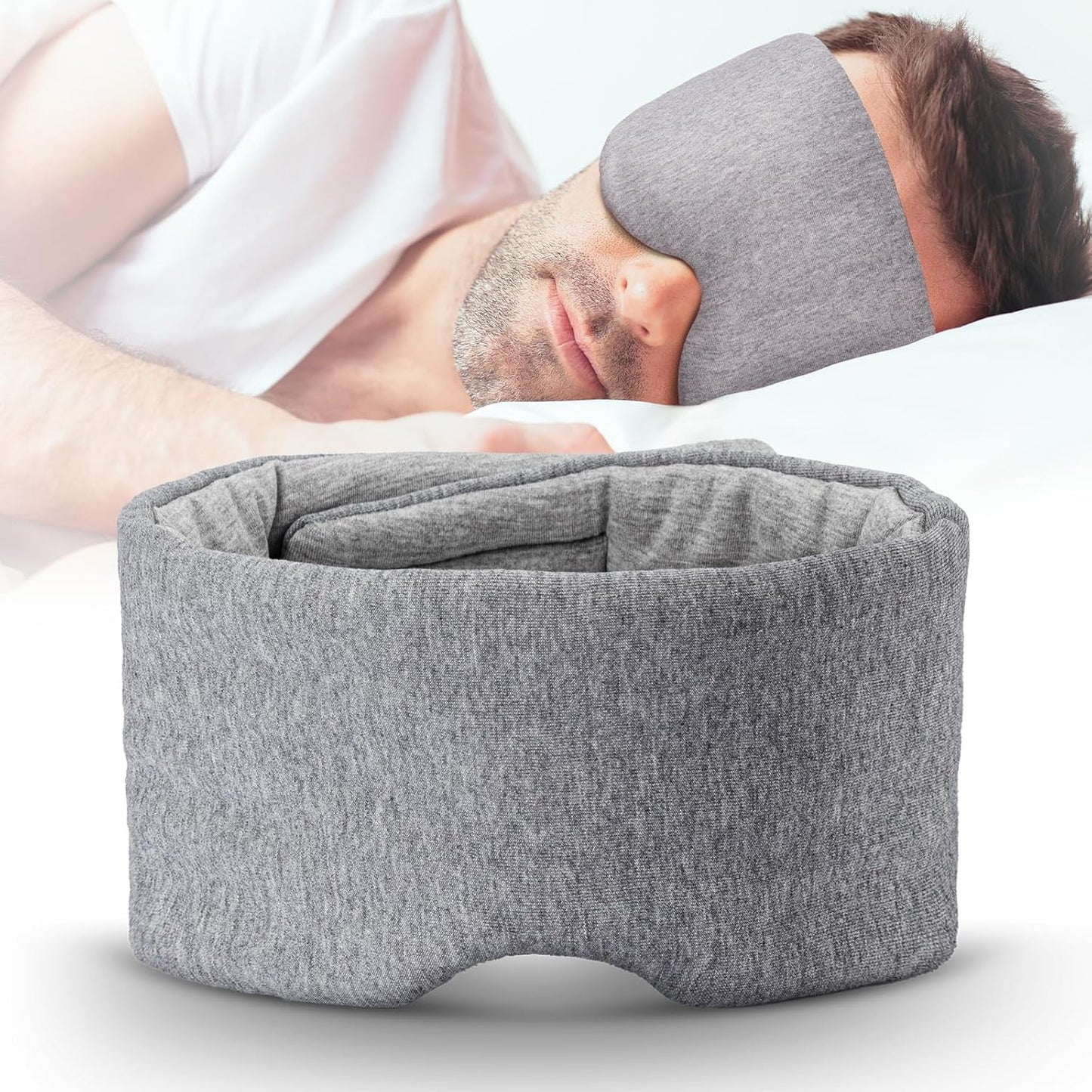Noise-Canceling Sleep Mask (Grey)